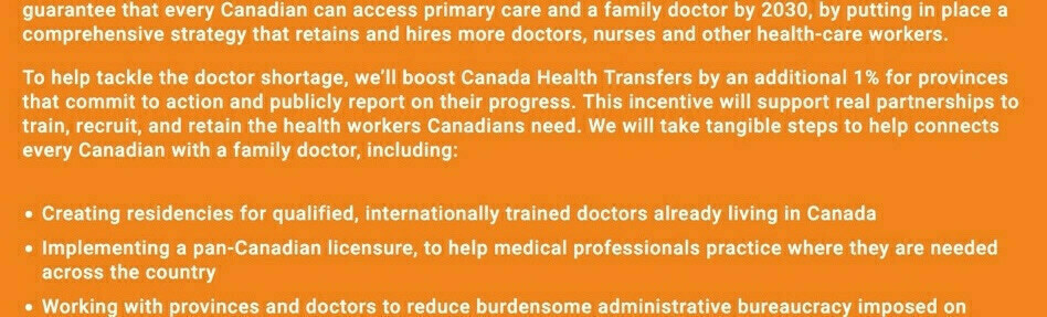 screenshot of white text on orange background.